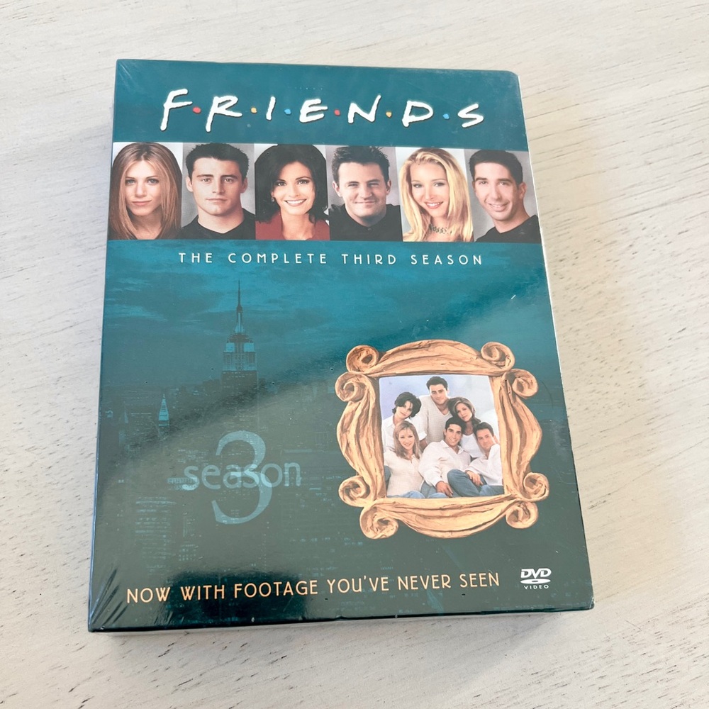 Friends - The Complete Third Season (DVD, 2003, 4-Disc Set) SEALED NEW